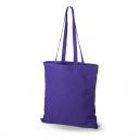 Tote bag personnalisé en coton violet 140 gr 38x42 cm