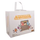 Sac cabas thermosoudé personnalisé format 44+20x35 cm 