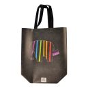 Sac cabas thermosoudé non pelliculé personnalisé format 39+20x35 cm 