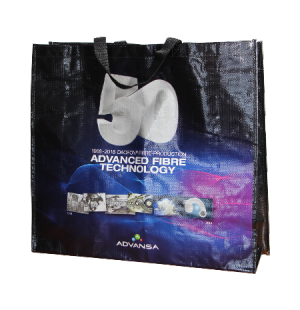 Sac publicitaire cabas PP tissé taille 17