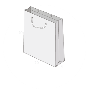 sac publicitaire papier luxe taille3