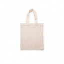 Mini tote bag personnalisé coton naturel 140 gr 22x26 cm