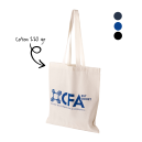 Tote bag personnalisé coton naturel ou teinté 220 gr 38x42 cm