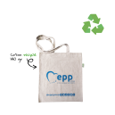 Tote bag personnalisé coton recyclé 140 gr 38x42 cm