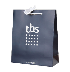 sac publicitaire papier luxe taille24 45+17x49 cm