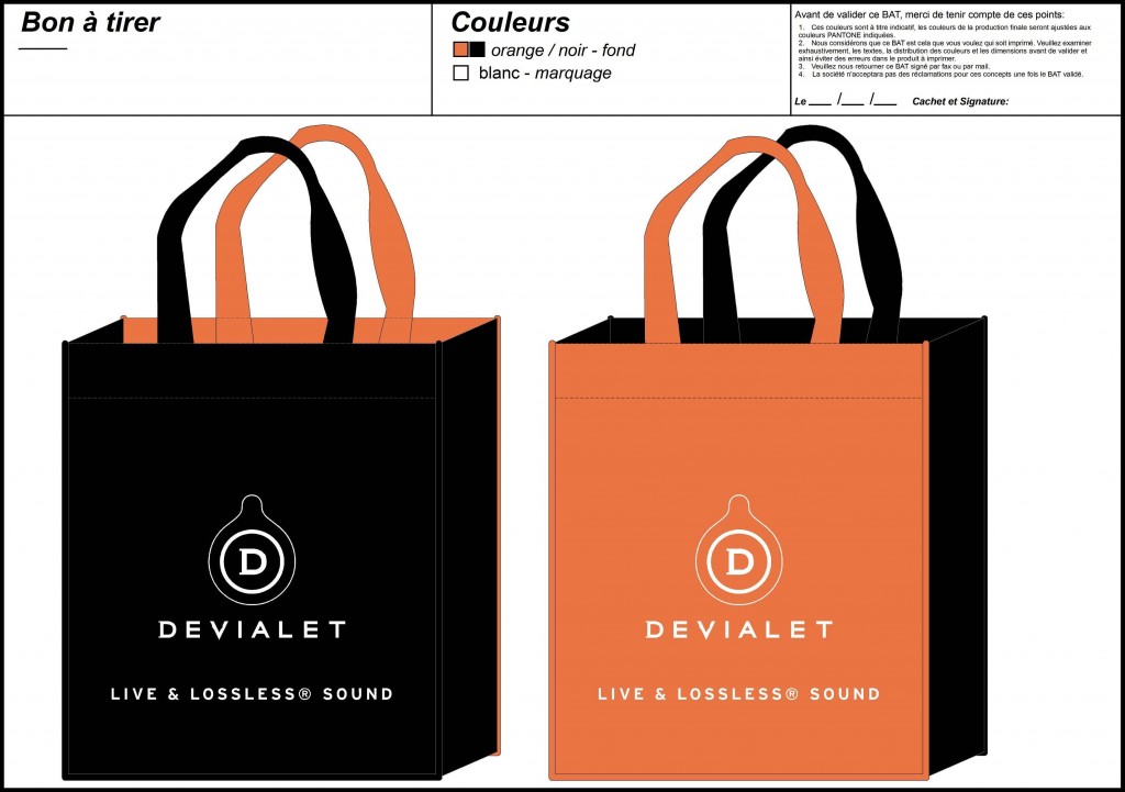 BAT sac non tissé personnalisé