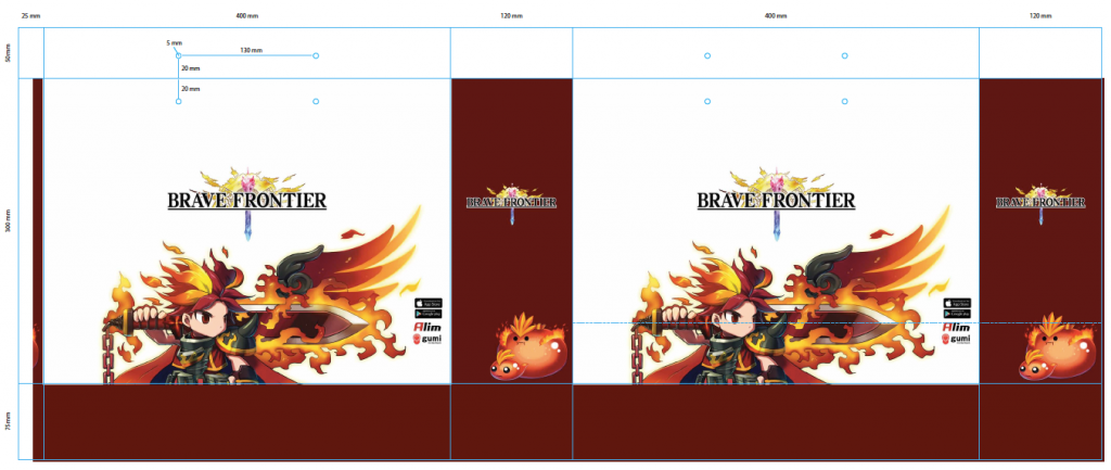 BAT sac papier luxe BRAVE FRONTIER