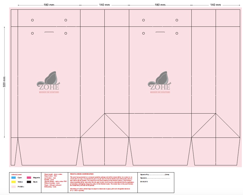 BAT sac papier luxe ZOHE